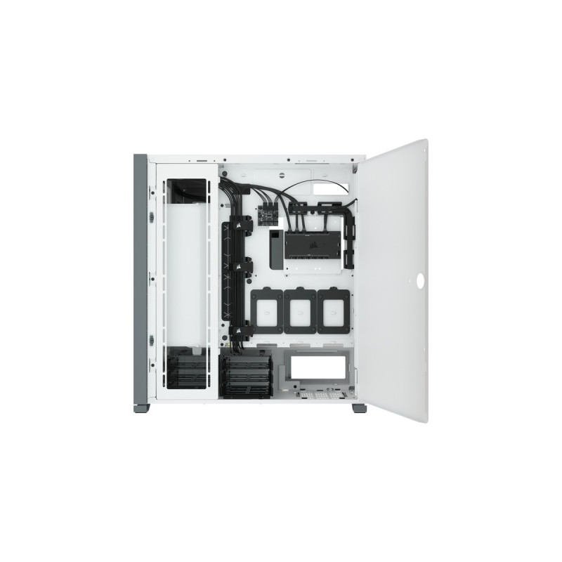 Corsair iCUE 7000X RGB TG, Big-Tower-Gehäuse(weiß, Tempered Glass)
