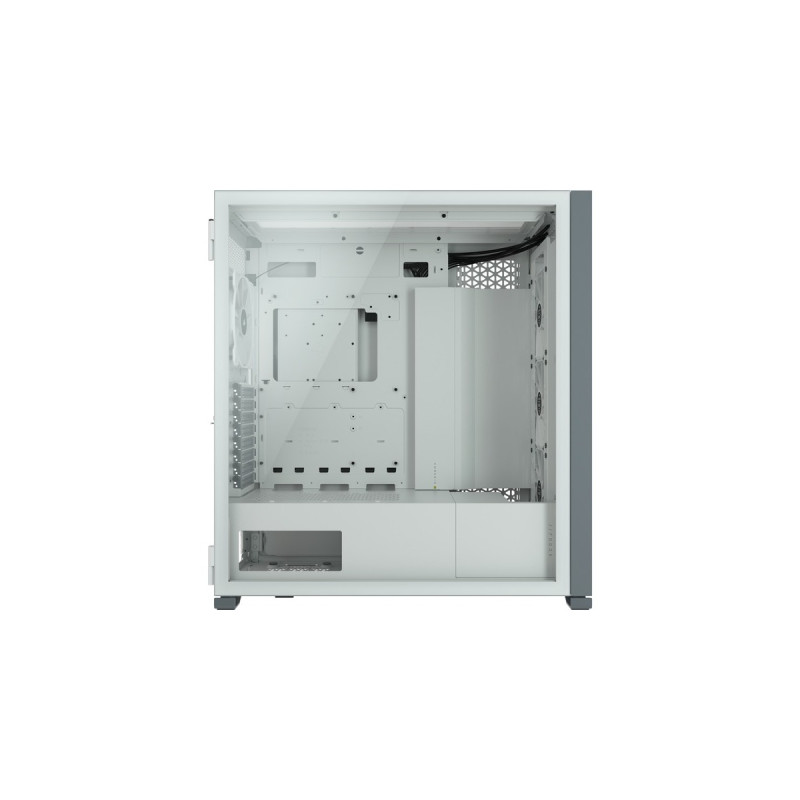 Corsair iCUE 7000X RGB TG, Big-Tower-Gehäuse(weiß, Tempered Glass)