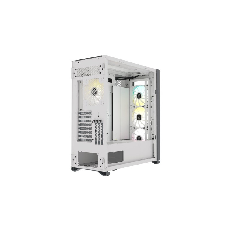 Corsair iCUE 7000X RGB TG, Big-Tower-Gehäuse(weiß, Tempered Glass)