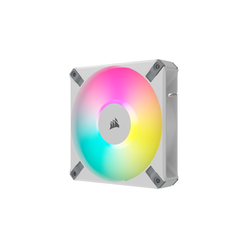 Corsair iCUE AF120 RGB ELITE 120-mm-PWM, Gehäuselüfter(weiß, einzelner Lüfter ohne Controller)