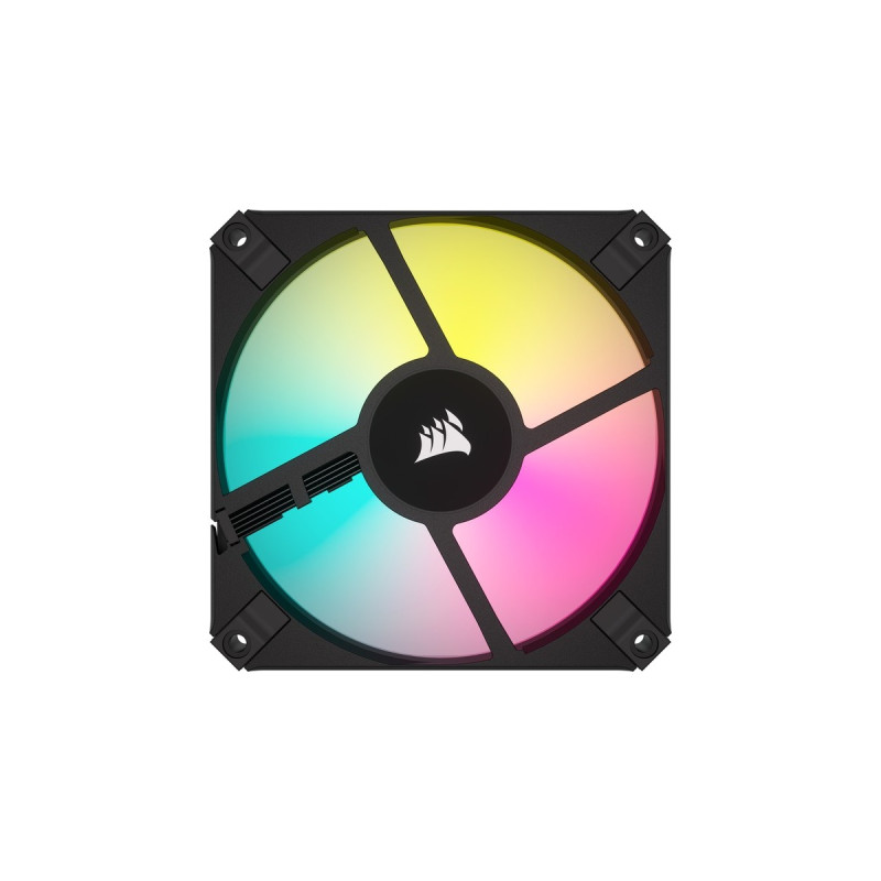 Corsair iCUE AF120 RGB Slim, Gehäuselüfter(schwarz, 2er Pack, inkl. Controller)