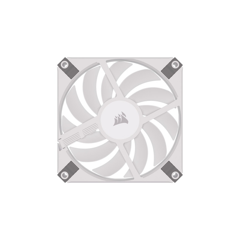 Corsair iCUE AF120 RGB Slim, Gehäuselüfter(weiß, 2er Pack, inkl. Controller)