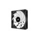 Corsair iCUE AF140 RGB ELITE 140-mm-PWM, Gehäuselüfter(schwarz, einzelner Lüfter ohne Controller)
