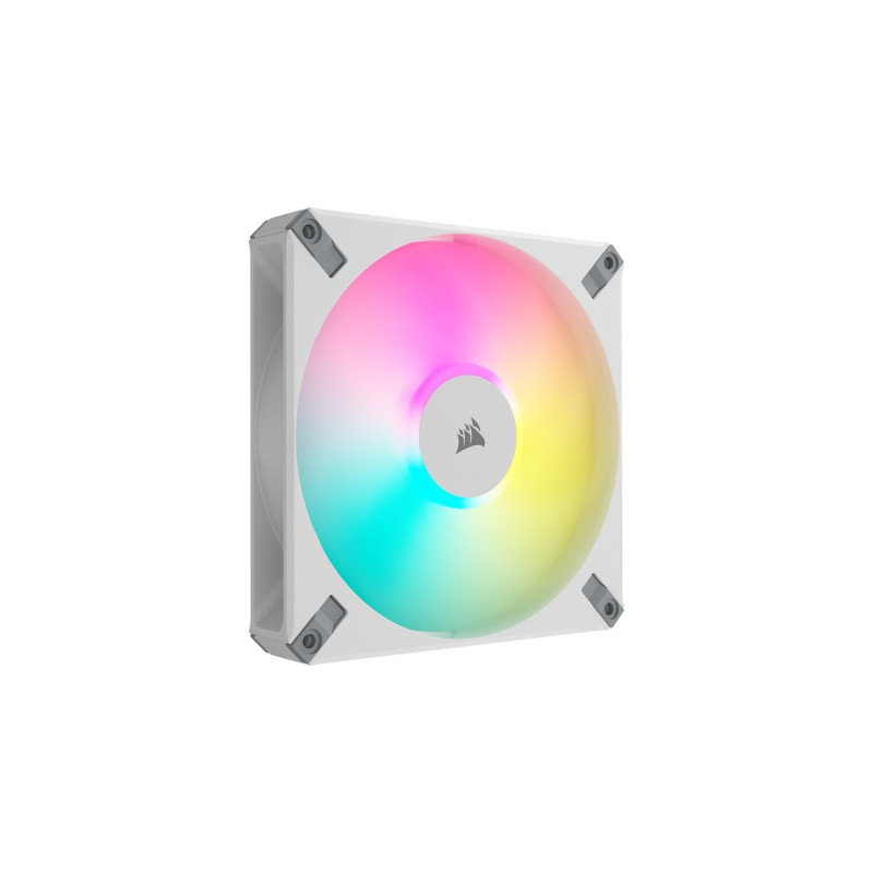 Corsair iCUE AF140 RGB ELITE 140-mm-PWM, Gehäuselüfter(weiß, einzelner Lüfter ohne Controller)