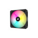 Corsair iCUE AR120 Digital RGB 120-mm-PWM, Gehäuselüfter(schwarz, Dreierpack)