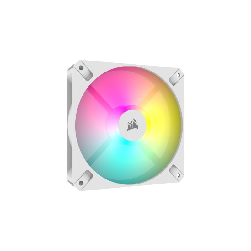 Corsair iCUE AR120 Digital RGB 120-mm-PWM, Gehäuselüfter(weiß, einzelner Lüfter)