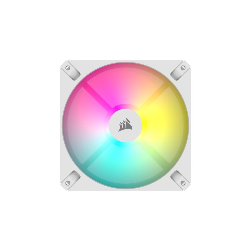 Corsair iCUE AR120 Digital RGB 120-mm-PWM, Gehäuselüfter(weiß, Dreierpack)