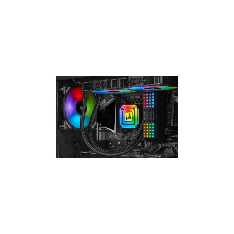 Corsair iCUE H100I ELITE CAPELLIX 240mm, Wasserkühlung(schwarz, Outlet)