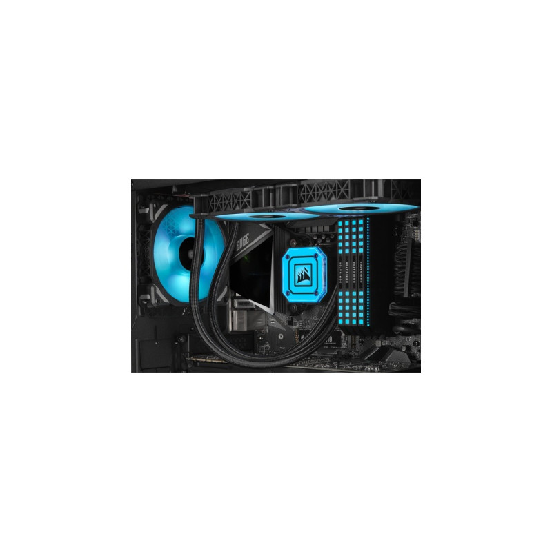 Corsair iCUE H100I ELITE CAPELLIX 240mm, Wasserkühlung(schwarz, Outlet)