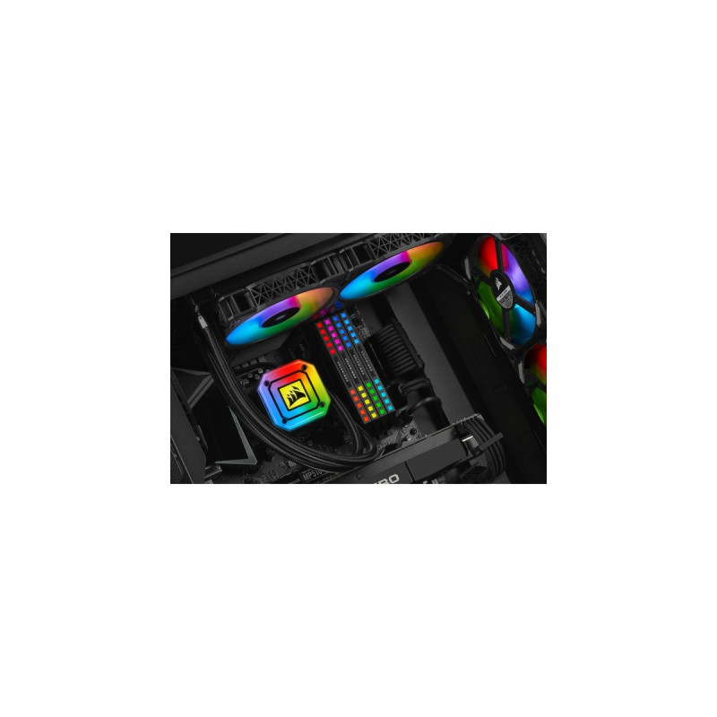 Corsair iCUE H100I ELITE CAPELLIX 240mm, Wasserkühlung(schwarz, Outlet)