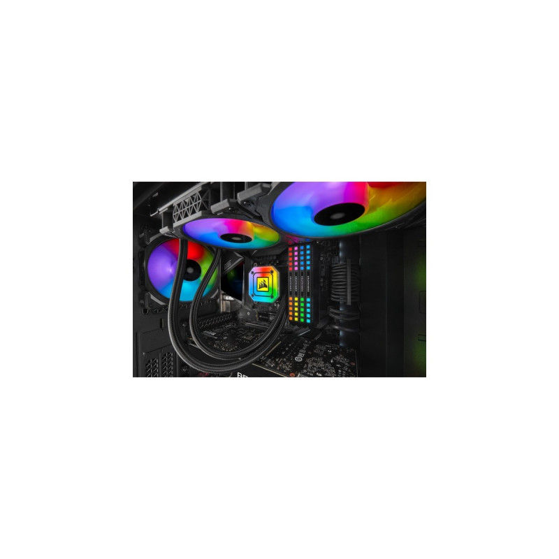 Corsair iCUE H100I ELITE CAPELLIX 240mm, Wasserkühlung(schwarz, Outlet)