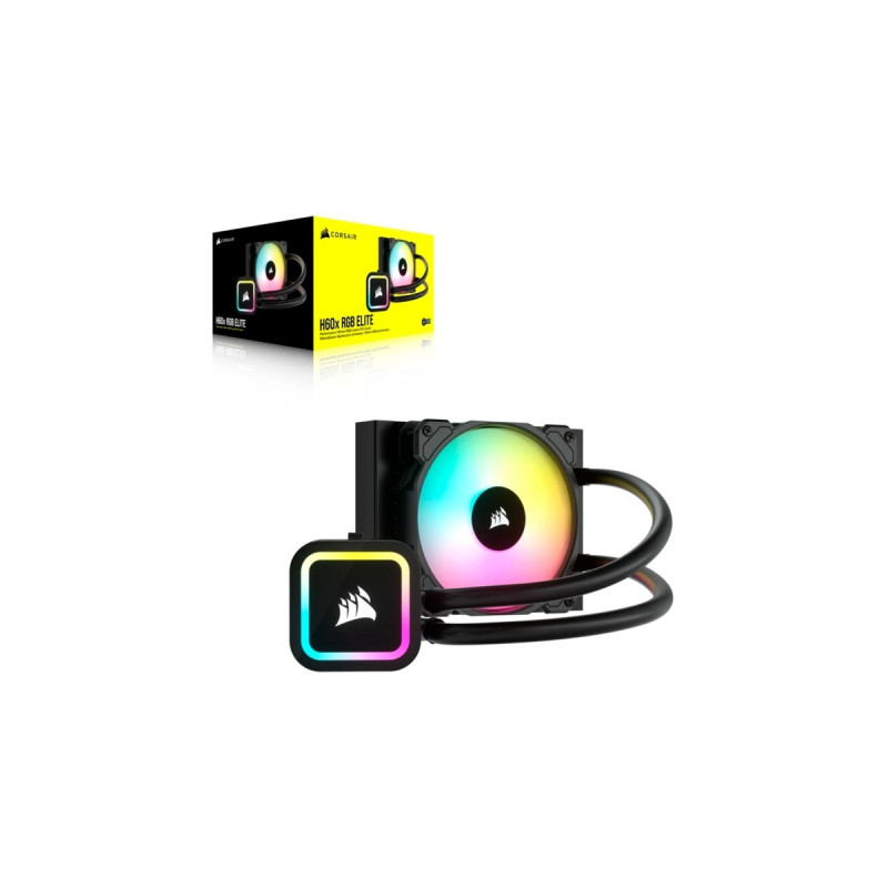 Corsair iCUE H60x ELITE 120mm, Wasserkühlung(schwarz)