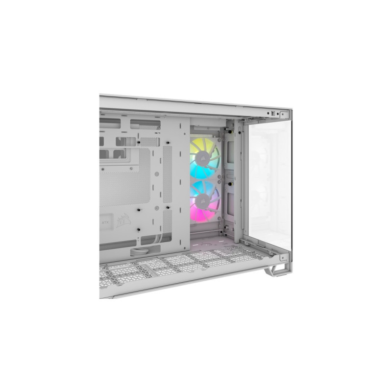 Corsair iCUE LINK 2500X RGB, Tower-Gehäuse(weiß, Tempered Glass x 2)