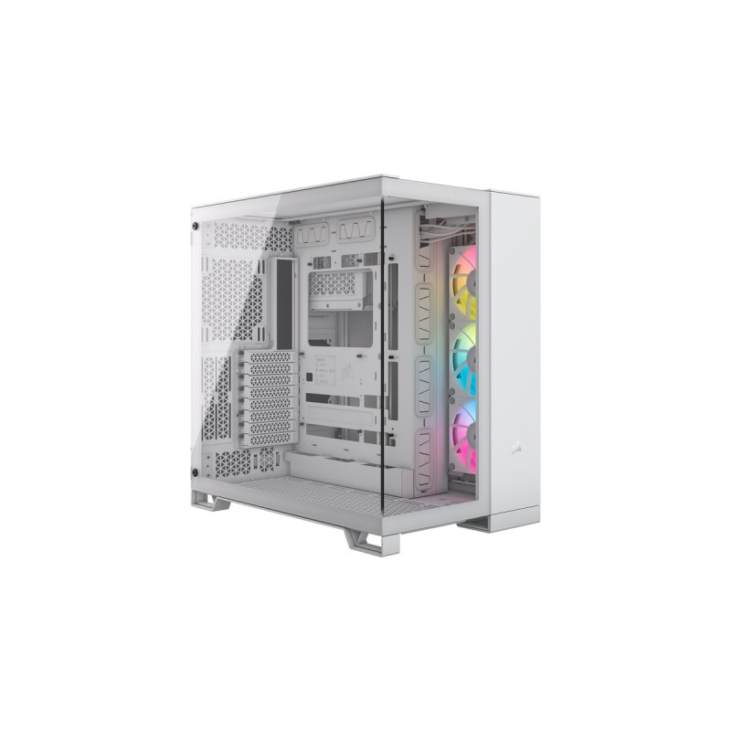 Corsair iCUE LINK 6500X RGB, Tower-Gehäuse(weiß, Tempered Glass x 2)