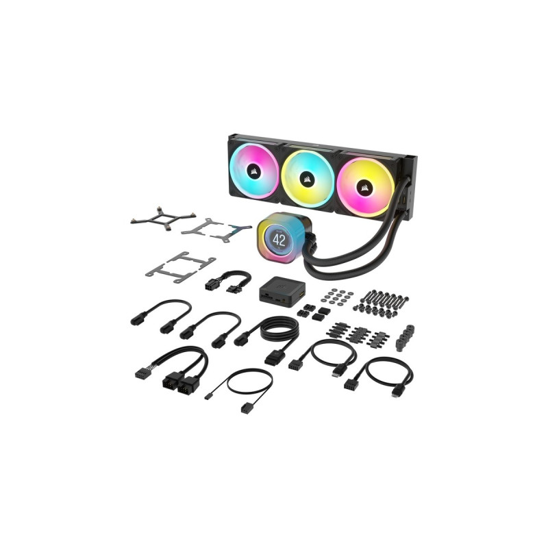 Corsair iCUE LINK H150i LCD Liquid CPU Cooler, Wasserkühlung(schwarz)