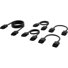 Corsair iCUE LINK Kabel-Kit, 600 / 200 / 100mm, gerade(schwarz, 5-teilig)