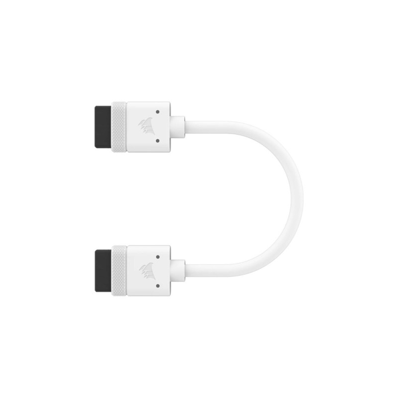 Corsair iCUE LINK Kabel, 100mm, gerade(weiß, 2 Stück)