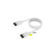 Corsair iCUE LINK Kabel, 600mm, gerade(weiß, 1 Stück)