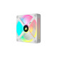 Corsair iCUE LINK QX120 RGB 120-mm-PWM-Lüfter, Gehäuselüfter(weiß, Erweiterungskit)