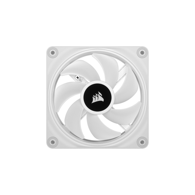 Corsair iCUE LINK QX120 RGB 120-mm-PWM-Lüfter, Gehäuselüfter(weiß, Erweiterungskit)