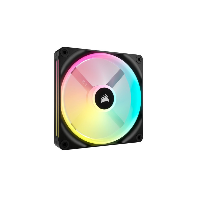 Corsair iCUE LINK QX140 RGB 140-mm-PWM-Lüfter, Gehäuselüfter(schwarz, Erweiterungskit)