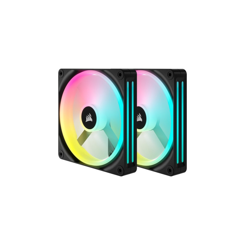 Corsair iCUE LINK QX140 RGB 140-mm-PWM-Lüfter, Gehäuselüfter(schwarz, Starter-Kit, Outlet)