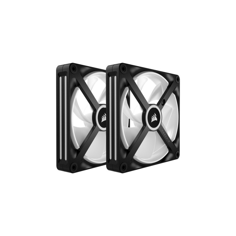 Corsair iCUE LINK QX140 RGB 140-mm-PWM-Lüfter, Gehäuselüfter(schwarz, Starter-Kit, Outlet)