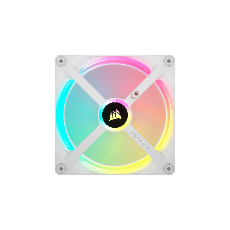 Corsair iCUE LINK QX140 RGB 140-mm-PWM-Lüfter, Gehäuselüfter(weiß, Erweiterungskit, Outlet)