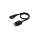 Corsair iCUE LINK Slim-Kabel, 200mm, 90° abgewinkelt(schwarz, 2 Stück)
