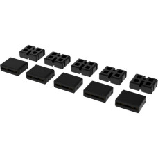 Corsair iCUE LINK Steckverbindersatz, 10-teilig, Stecker(schwarz, 5 aktive und 5 passive Stecker)