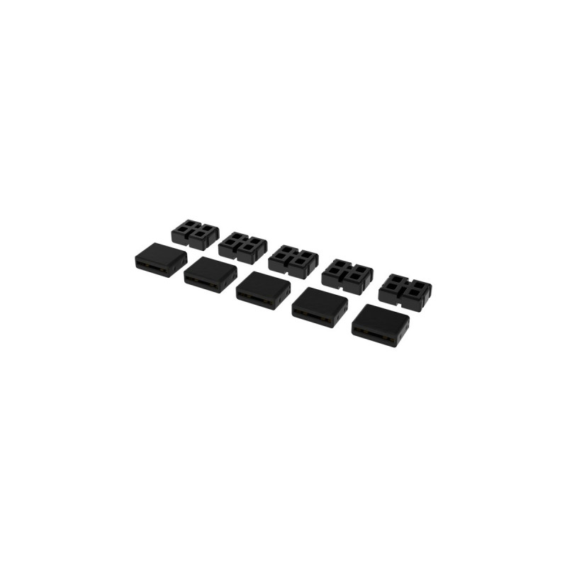 Corsair iCUE LINK Steckverbindersatz, 10-teilig, Stecker(schwarz, 5 aktive und 5 passive Stecker)