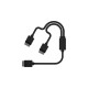 Corsair iCUE LINK Y-Kabel, 600mm, gerade(schwarz, 1 Stück)