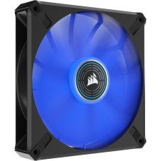 Corsair iCUE ML140 ELITE Blue Premium 140x140x25, Gehäuselüfter(schwarz/blau, Einzellüfter)