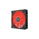 Corsair iCUE ML140 ELITE Red Premium 140x140x25, Gehäuselüfter(schwarz/rot, Einzellüfter)