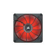 Corsair iCUE ML140 ELITE Red Premium 140x140x25, Gehäuselüfter(schwarz/rot, Einzellüfter)