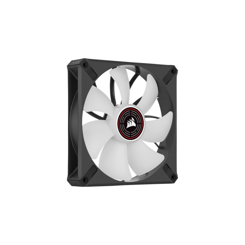 Corsair iCUE ML140 ELITE Red Premium 140x140x25, Gehäuselüfter(schwarz/rot, Einzellüfter)