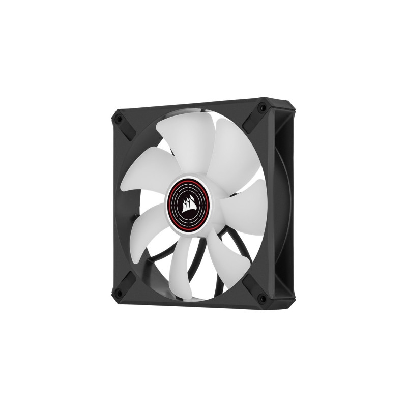 Corsair iCUE ML140 ELITE Red Premium 140x140x25, Gehäuselüfter(schwarz/rot, Einzellüfter)