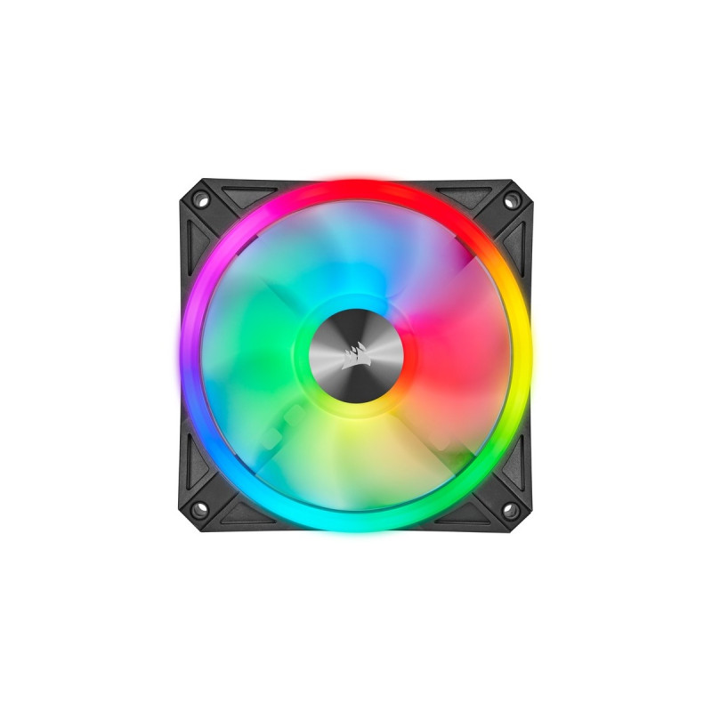 Corsair iCUE QL120 RGB 120x120x25, Gehäuselüfter(schwarz, einzelner Lüfter ohne Controller)