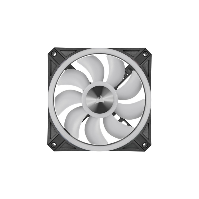 Corsair iCUE QL120 RGB 120x120x25, Gehäuselüfter(schwarz, einzelner Lüfter ohne Controller)