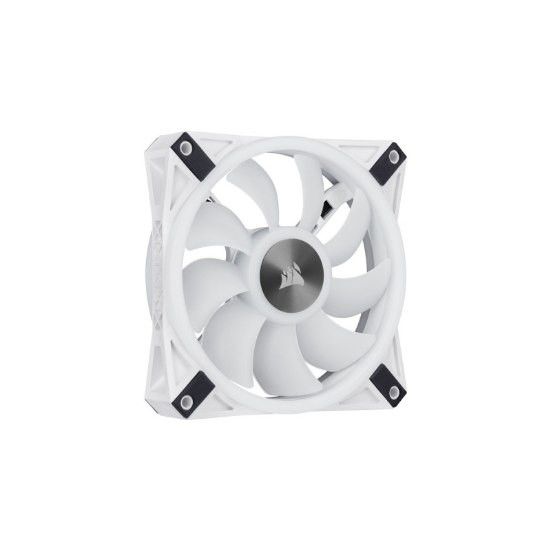 Corsair iCUE QL120 RGB 120x120x25, Gehäuselüfter(weiß, einzelner Lüfter ohne Controller)