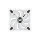 Corsair iCUE QL120 RGB 120x120x25, Gehäuselüfter(weiß, einzelner Lüfter ohne Controller)