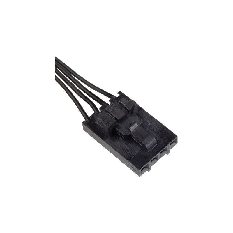 Corsair iCUE QL120 RGB 3er 120x120x25, Gehäuselüfter(schwarz, 3er Pack, inkl Lighting Node CORE)