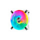 Corsair iCUE QL120 RGB 3er 120x120x25, Gehäuselüfter(weiß, 3er Pack, inkl Lighting Node CORE)