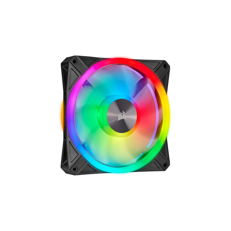 Corsair iCUE QL140 RGB 140x140x25, Gehäuselüfter(schwarz, einzelner Lüfter ohne Controller)