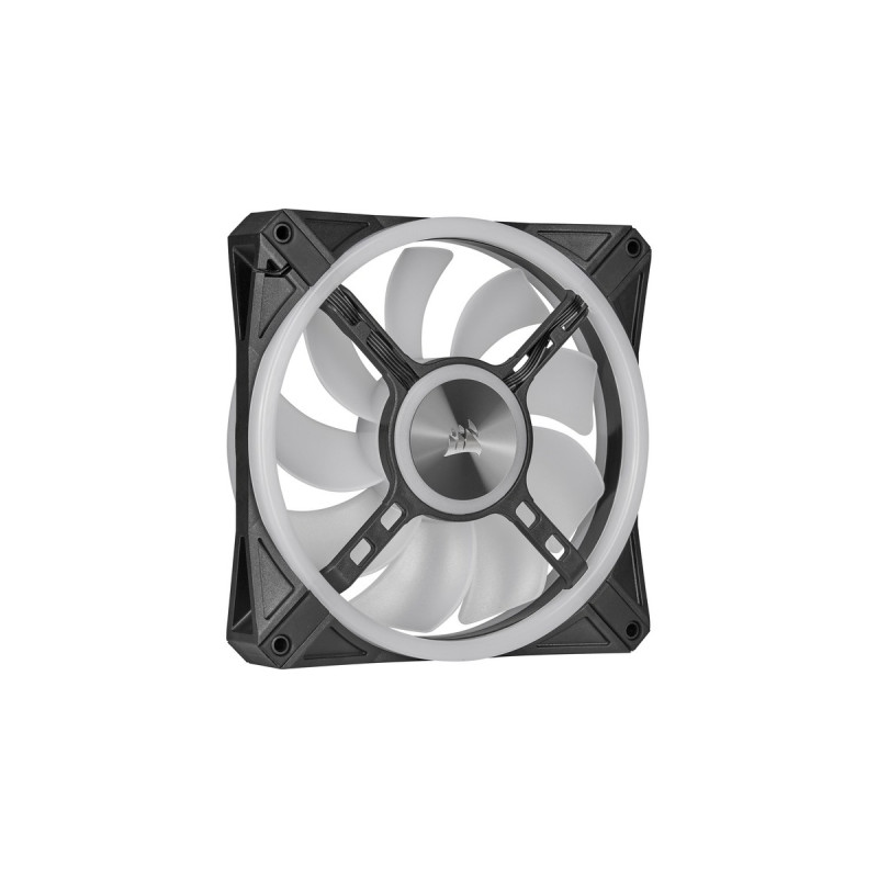 Corsair iCUE QL140 RGB 140x140x25, Gehäuselüfter(schwarz, einzelner Lüfter ohne Controller)