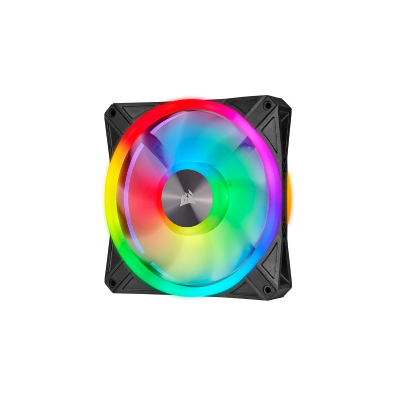 Corsair iCUE QL140 RGB 140x140x25, Gehäuselüfter(schwarz, einzelner Lüfter ohne Controller)