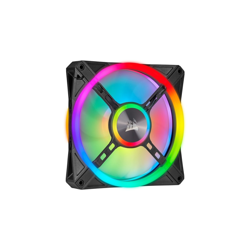 Corsair iCUE QL140 RGB 140x140x25, Gehäuselüfter(schwarz, einzelner Lüfter ohne Controller)