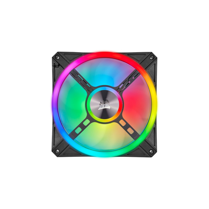 Corsair iCUE QL140 RGB 140x140x25, Gehäuselüfter(schwarz, einzelner Lüfter ohne Controller)