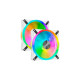 Corsair iCUE QL140 RGB 2er 140x140x25, Gehäuselüfter(weiß, 2er Pack, inkl Lighting Node CORE)