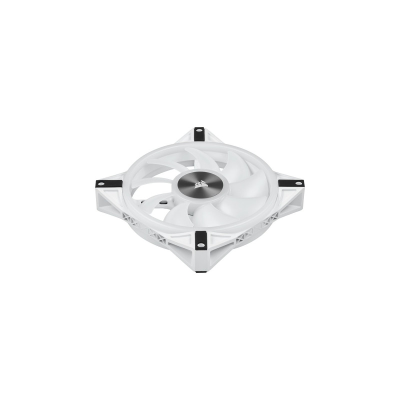 Corsair iCUE QL140 RGB 2er 140x140x25, Gehäuselüfter(weiß, 2er Pack, inkl Lighting Node CORE)